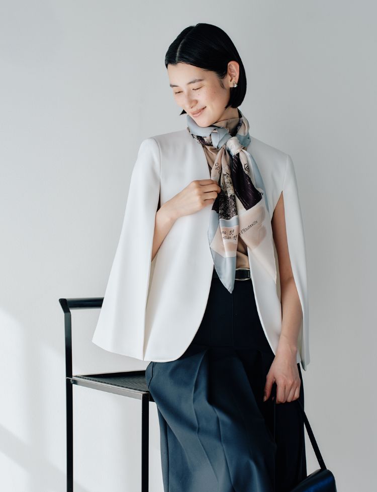 40年の歴史のあるメーカーがお届けするオリジナルブランドのマフラー・ストール