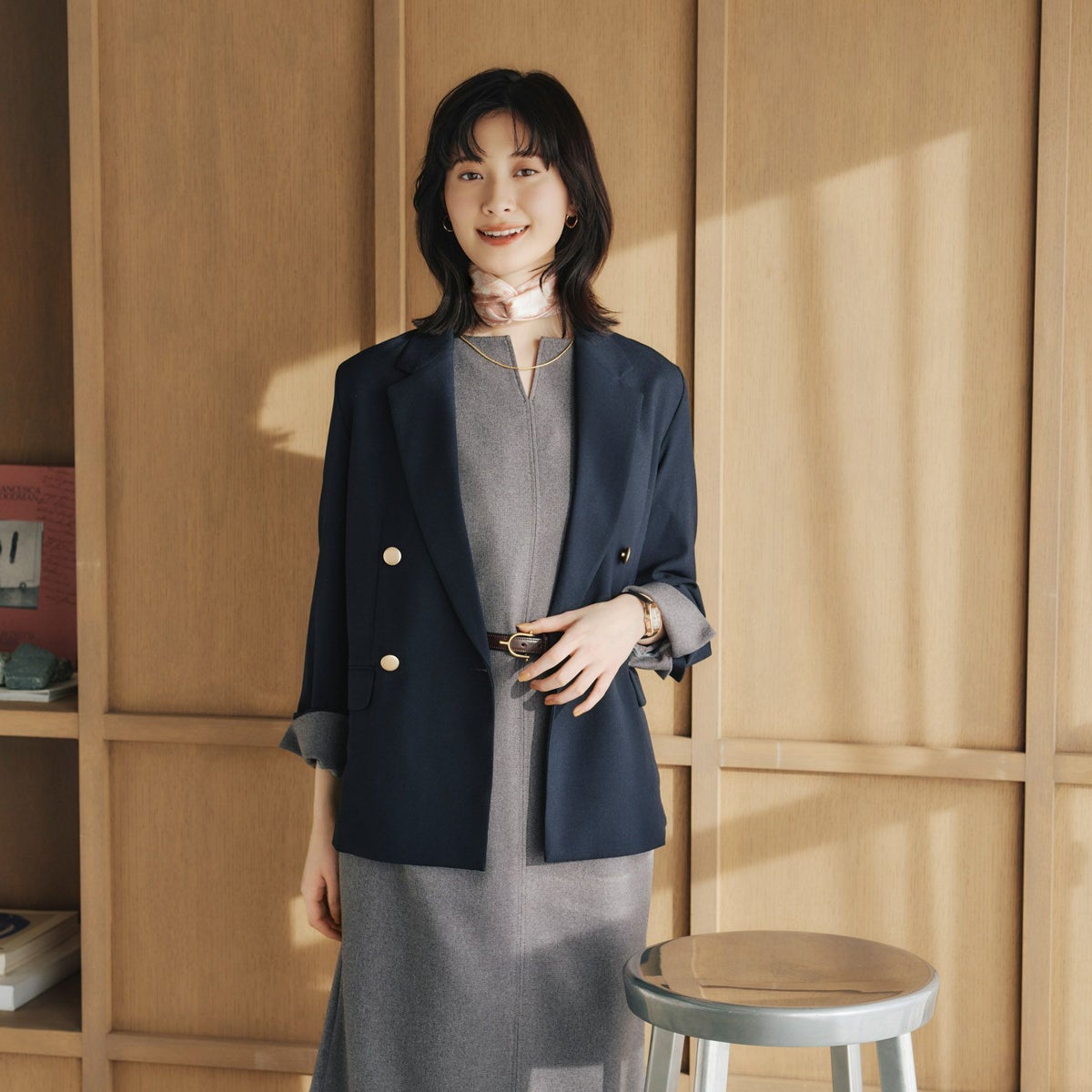 サラサ柄スカーフ