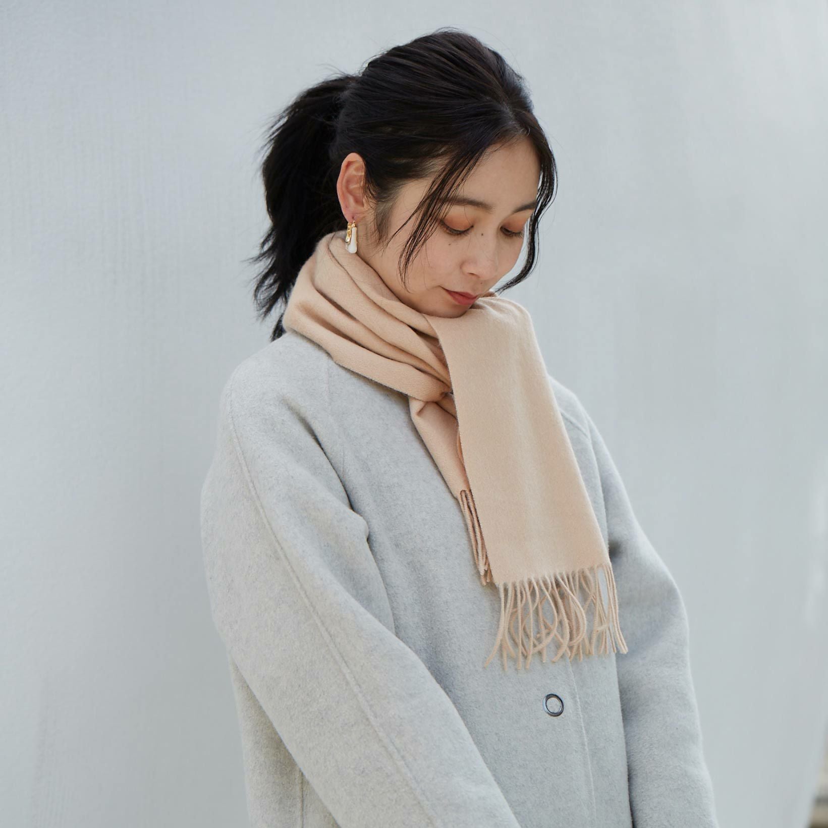 RH Chic KEN ®️様　RHC ロンハーマン　カシミヤ100％マフラー カシミヤ100％ ブロックパターンマフラー | Material,Cashmere | FUKAKINET