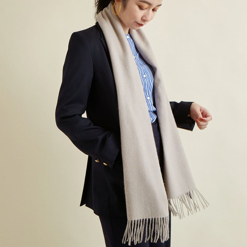 カシミヤ100%マフラー