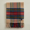 イングランドチェックウールストール