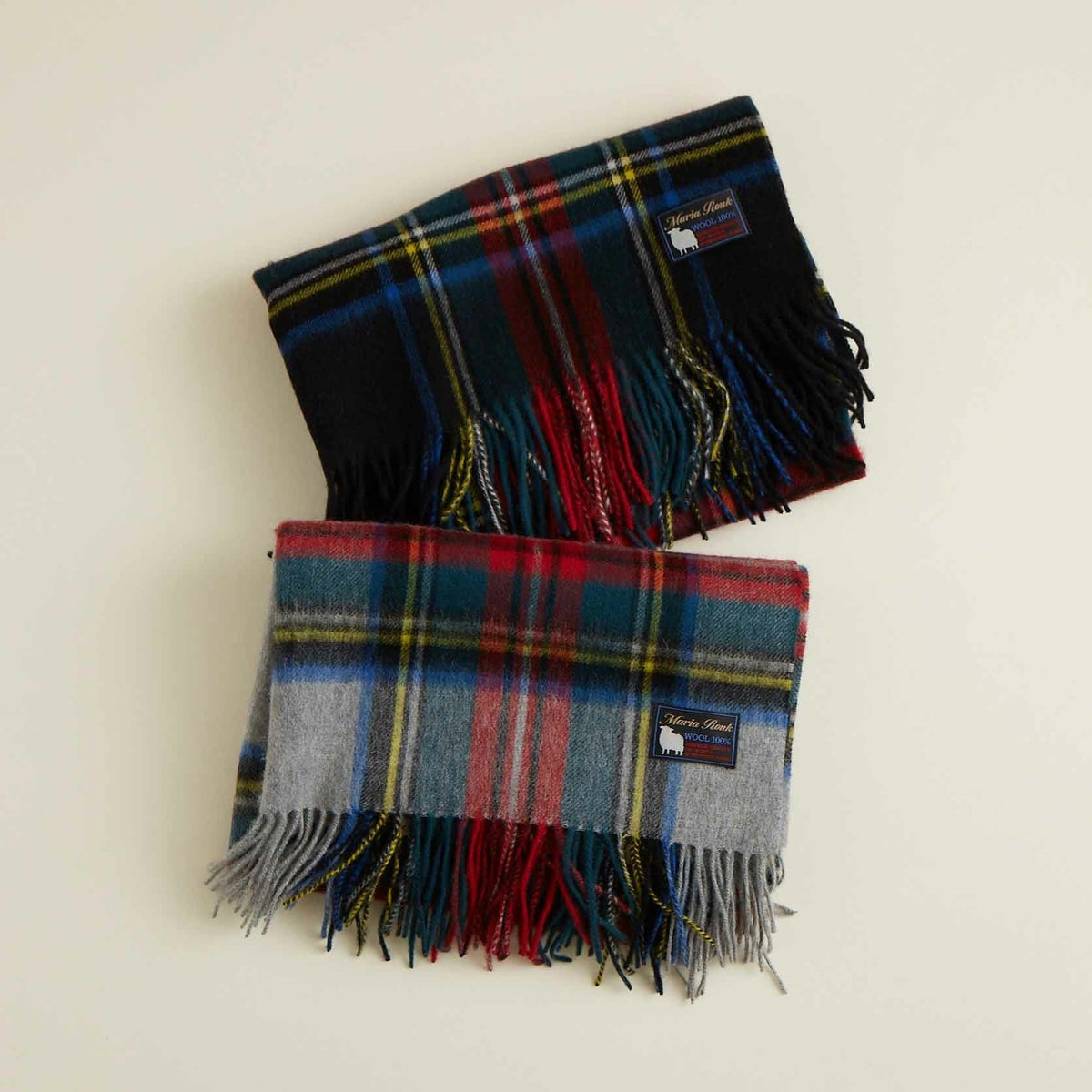 ウール100%大判イングランドチェックストール