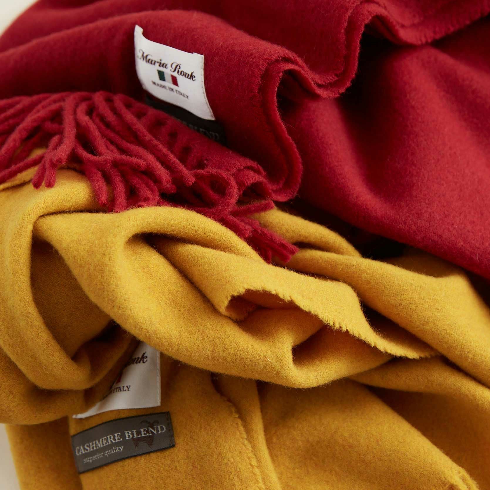 美品 イタリア製 45周年 エルミダ シルク30%×ウール70%ストール 美品