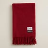 イタリア製カシミヤブレンド無地 ストール＜レッド＞