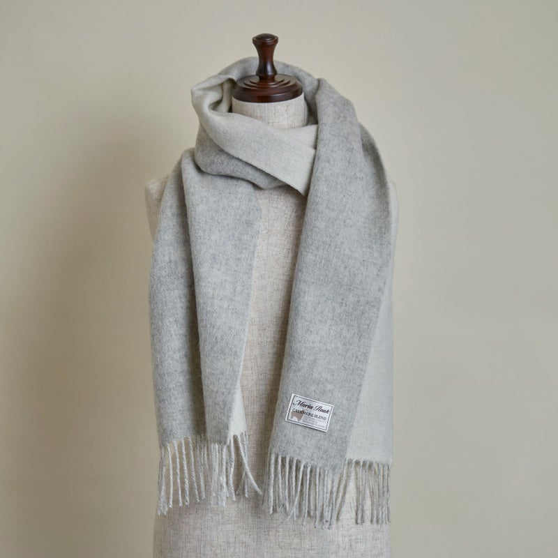 カシミヤブレンドリバーシブルマフラー