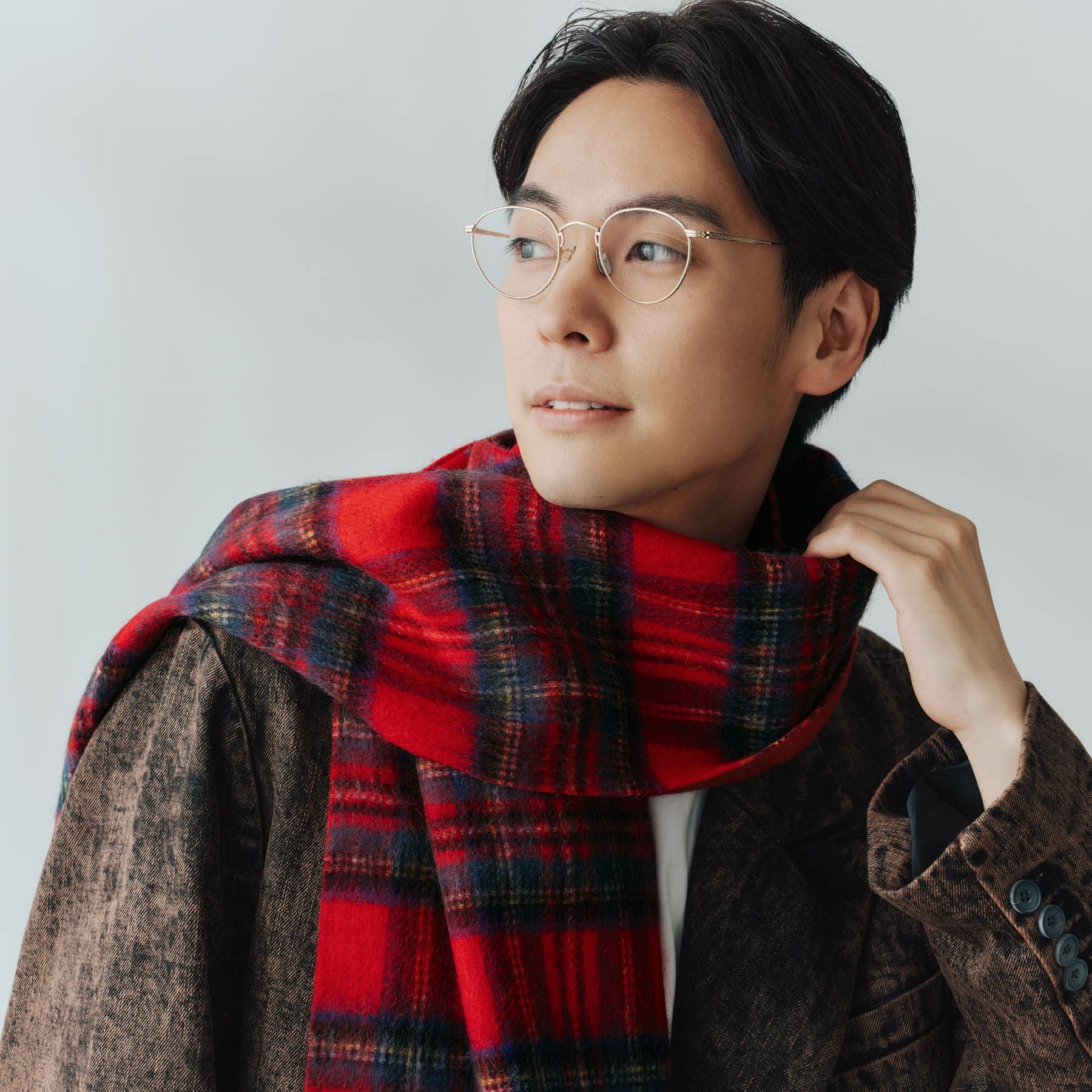 ★美品　シャネル　カシミヤ100％　マフラー　赤　QJ44 カシミヤ100%無地マフラー＜ライトブルー＞ | Maria Rouk（マリアルーク）