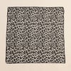 レオパードスカーフ＜グレー＞　シルク100%　日本製