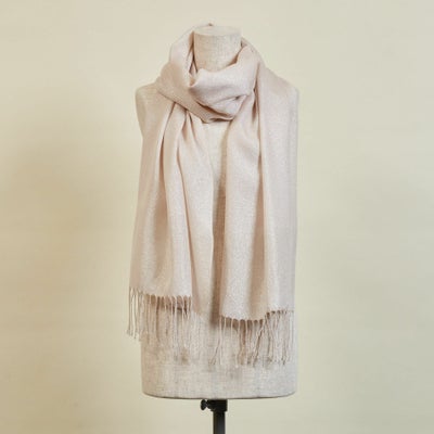 ラメストールのピンク