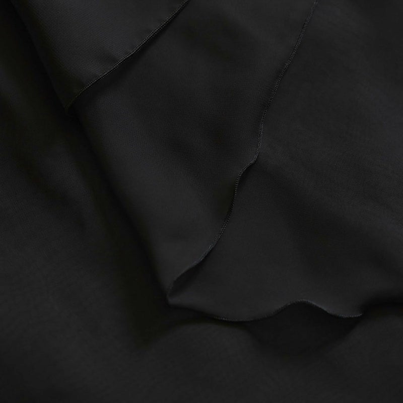 日本製　シフォンケープのブラック