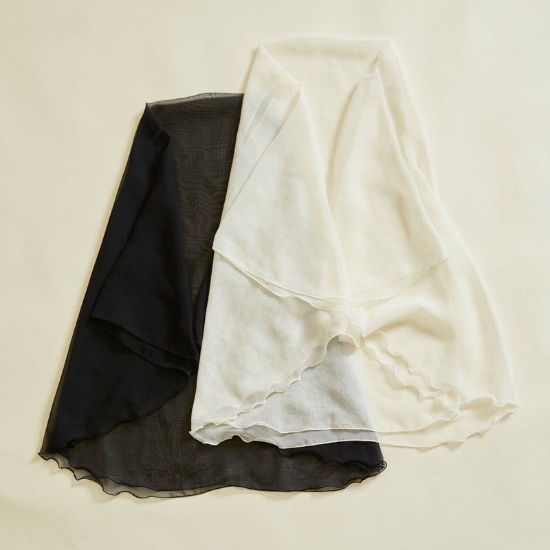 日本製　シフォンケープ