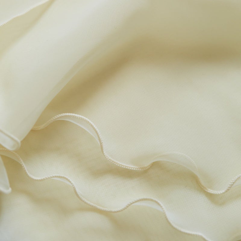  シフォンケープ＜アイボリー＞ 日本製