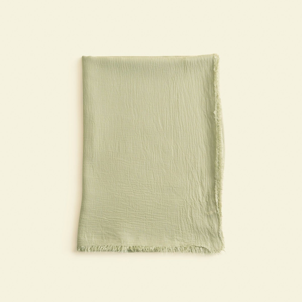 イタリア製大判モダールカシミヤストール＜カーキ＞