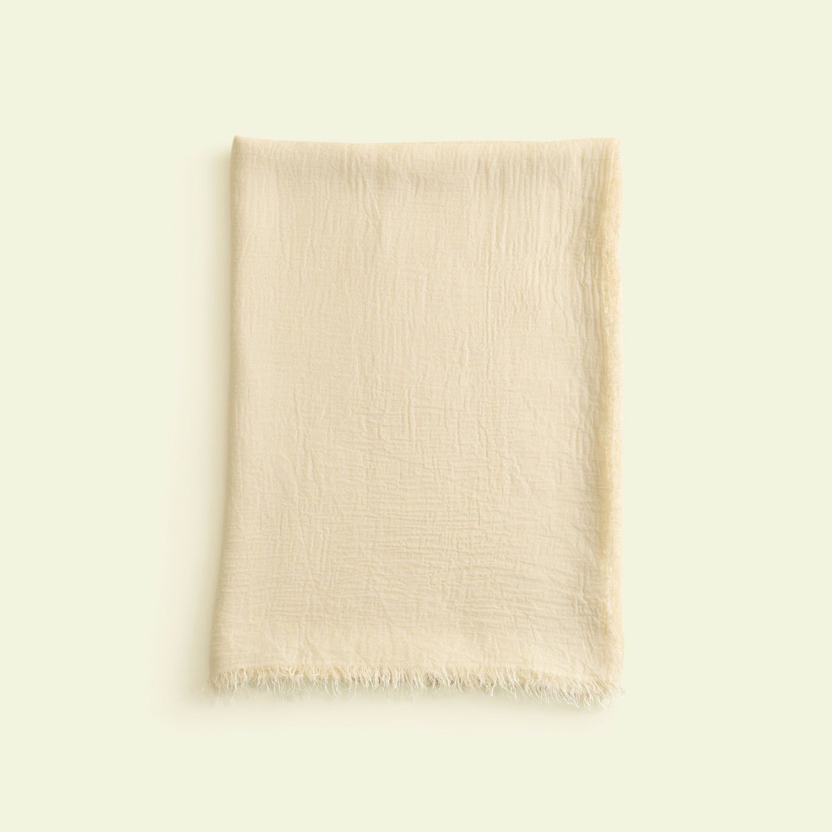 大判モダールカシミヤストール＜アイボリー＞　イタリア製