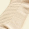 コットンシルクリブソックス＜アイボリー＞