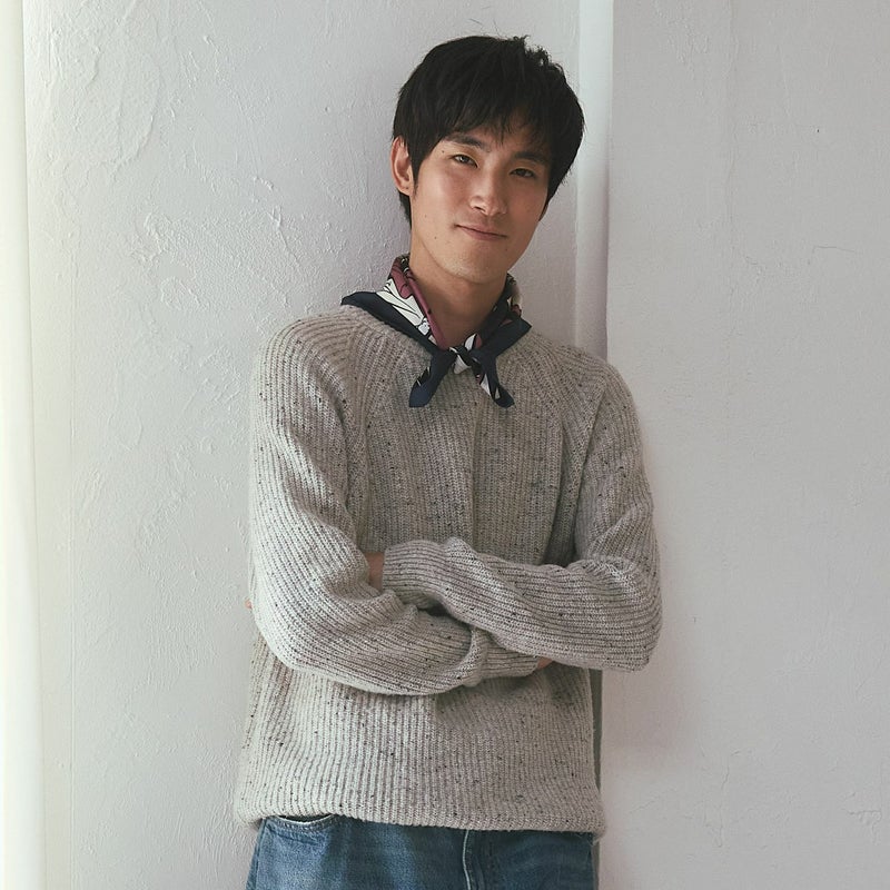 アメコミスカーフのネイビー