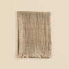  リネン100%ストールのナチュラル