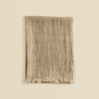  リネン100%ストールのナチュラル