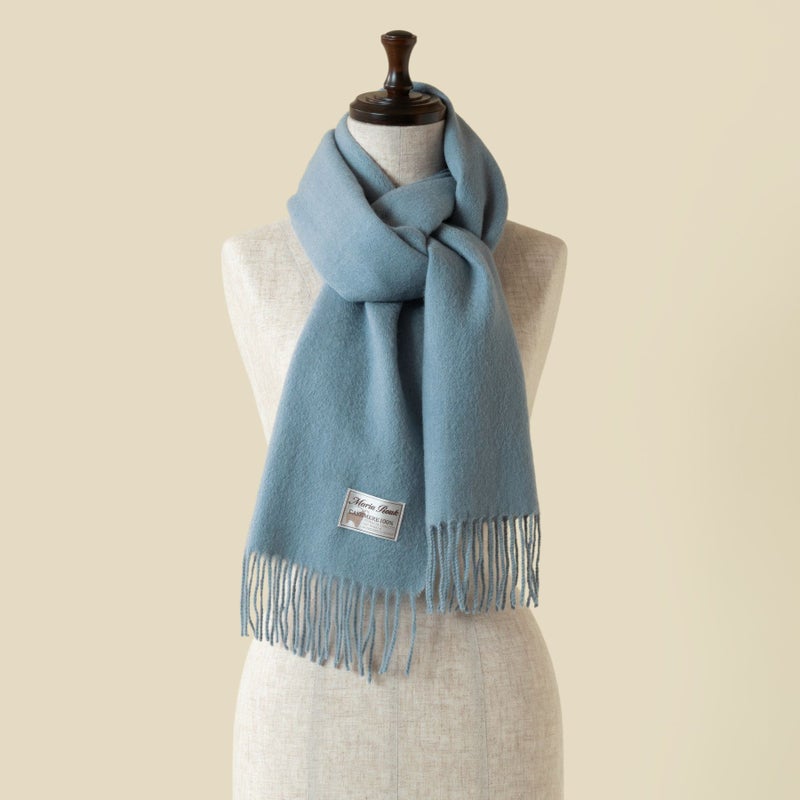 カシミヤ100%無地マフラー