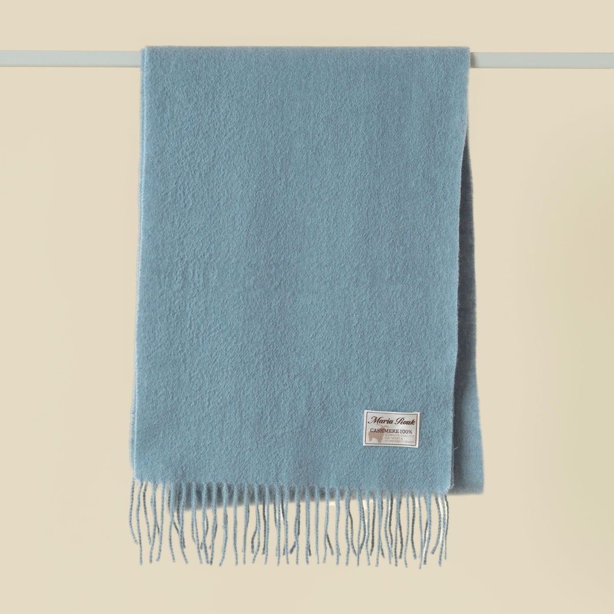 カシミヤ100%無地マフラー