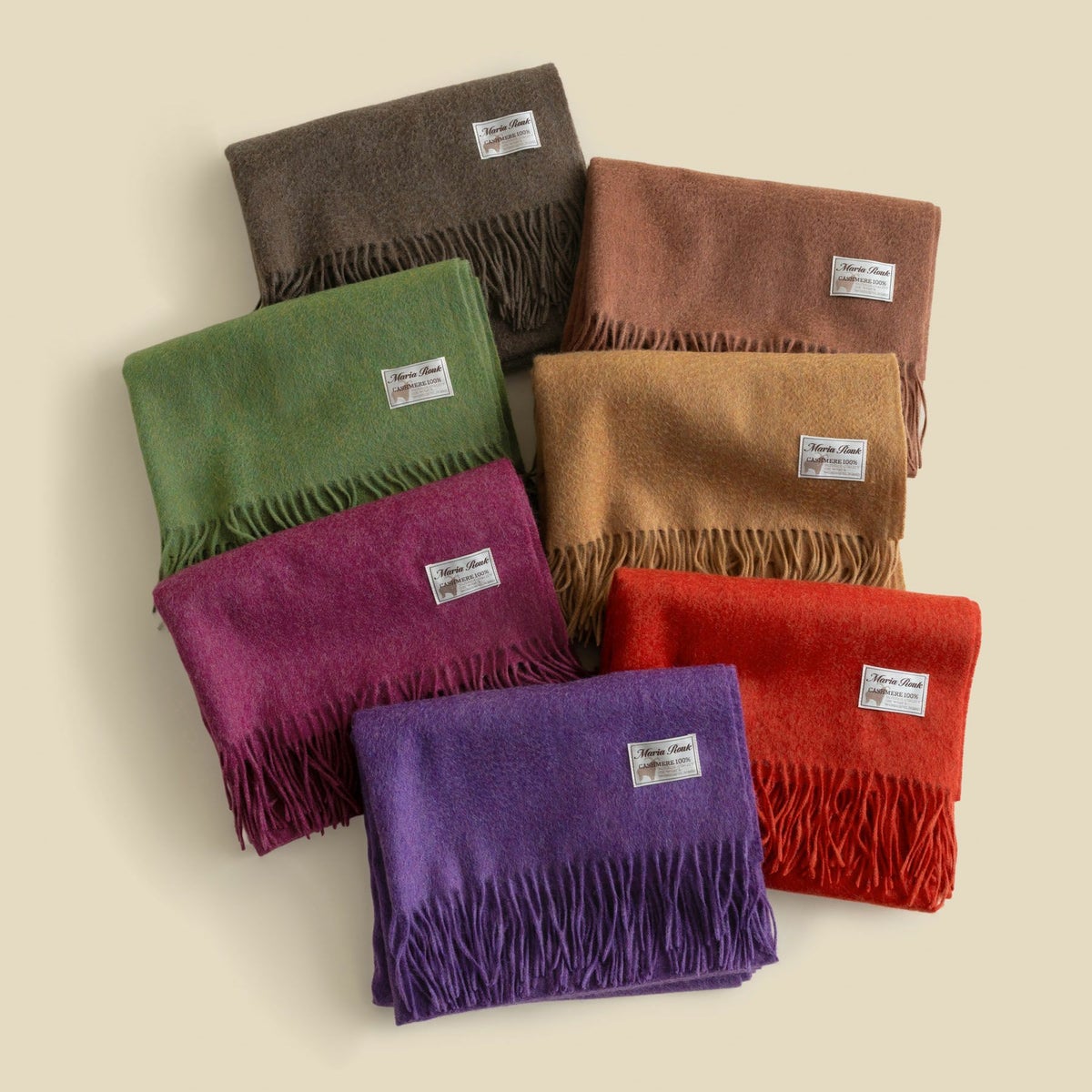 カシミヤ100%メランジストール