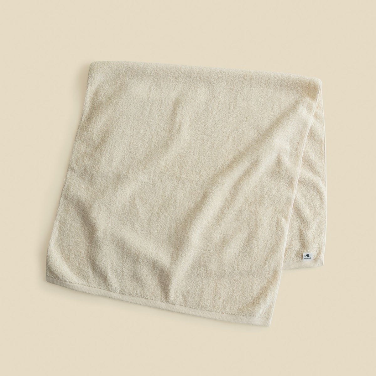  おぼろ100年の極み バスタオル ＜アイボリー＞日本製