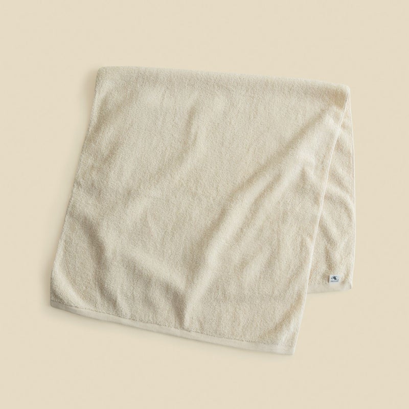  おぼろ100年の極み バスタオル ＜アイボリー＞日本製