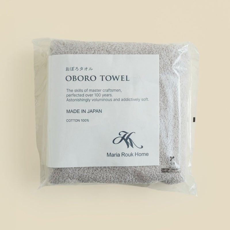 おぼろ100年の極 バスタオル ＜グレー＞日本製