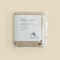 おぼろ100年の極 フェイスタオル ＜ベージュ＞日本製