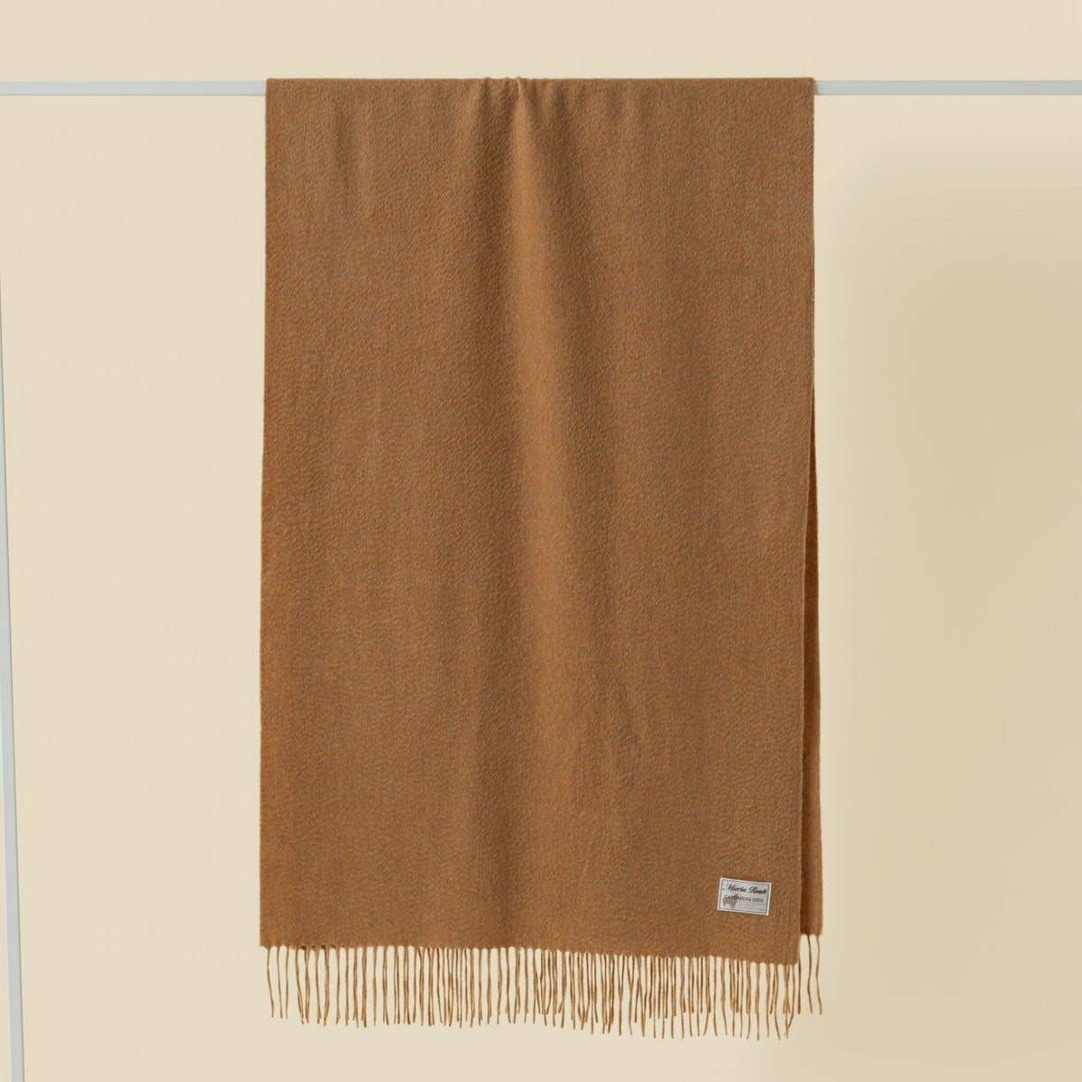 【長寿祝いギフトセット】カシミヤ100%メランジストール＜カラシ＞