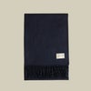 【長寿祝いギフトセット】カシミヤ100%無地マフラー＜ネイビー＞