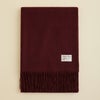 【長寿祝いギフトセット】カシミヤ100%無地ストール＜ボルドー＞