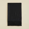 シルクカシミヤストール＜ブラック＞