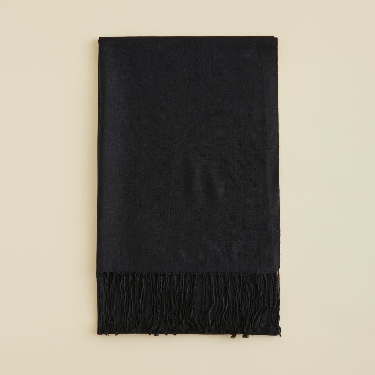 シルクカシミヤストール＜ブラック＞