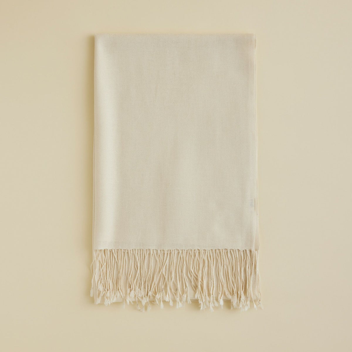 シルクカシミヤストール＜ホワイト＞