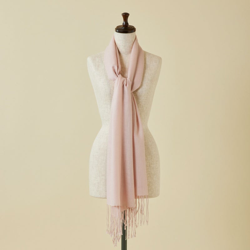 シルクカシミヤストール＜ピンク＞
