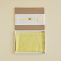 【長寿祝いギフトセット】カシミヤリネンストール＜レモン＞