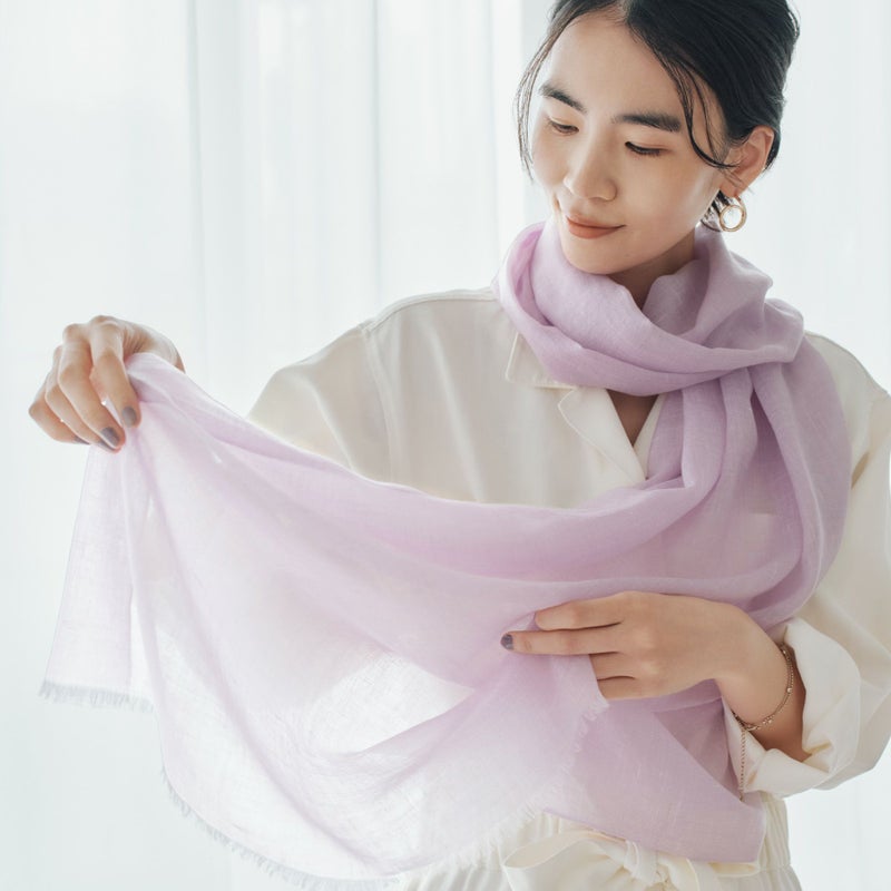 長寿祝いギフトセット】カシミヤリネンストール