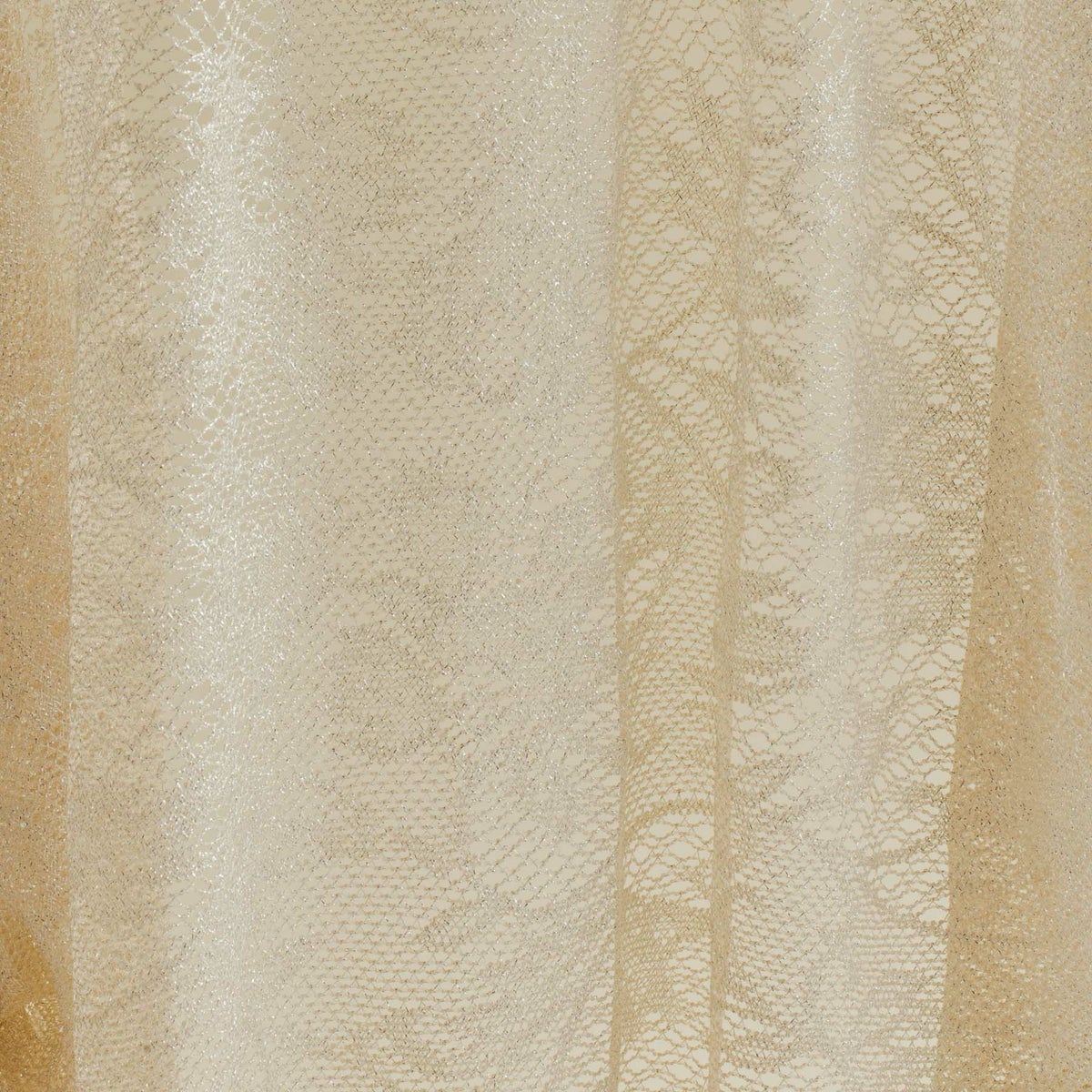  フラワーラメレースストール＜ベージュ＞