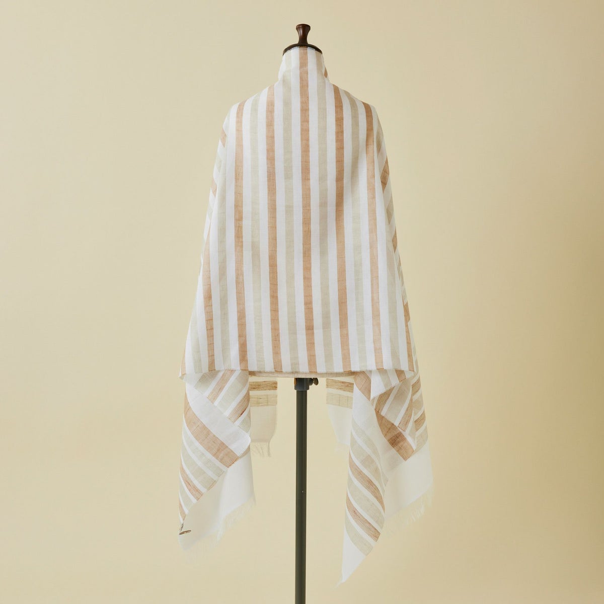  イタリア製 ランダムボーダーラメストール