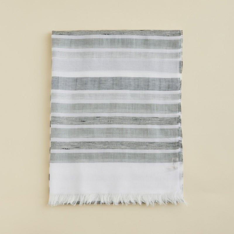  イタリア製 ランダムボーダーラメストール