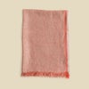  イタリア製 サイドラインリネンストール＜ピンク＞