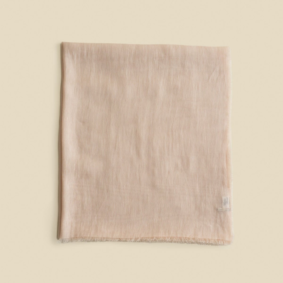 イタリア製　リネンコットンストール＜ピンク＞