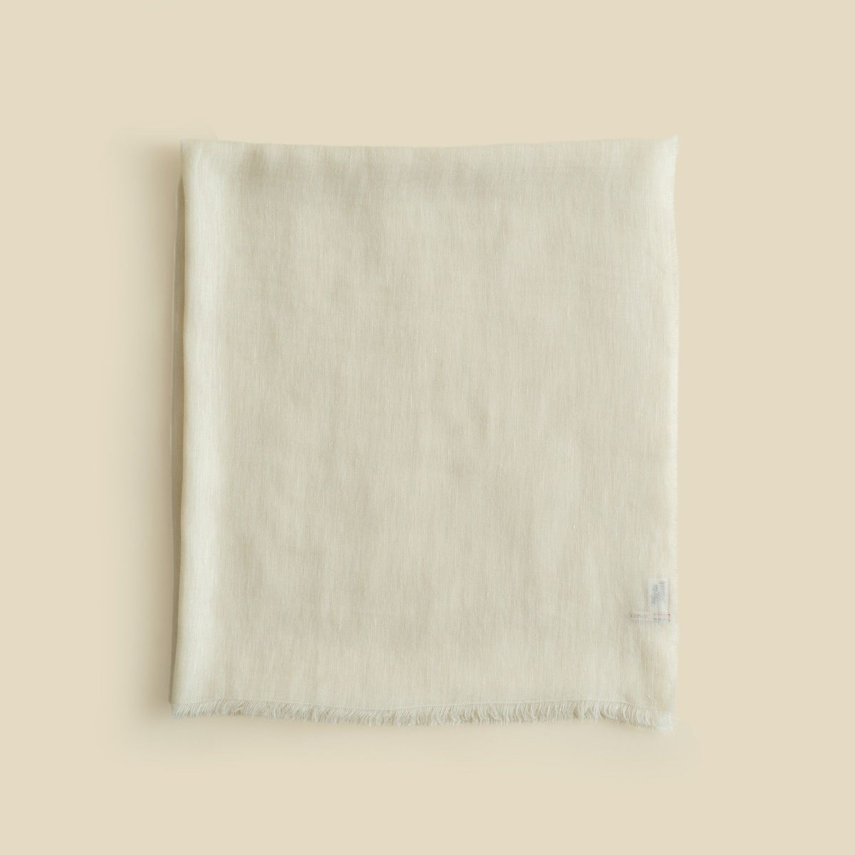 イタリア製　リネンコットンストール