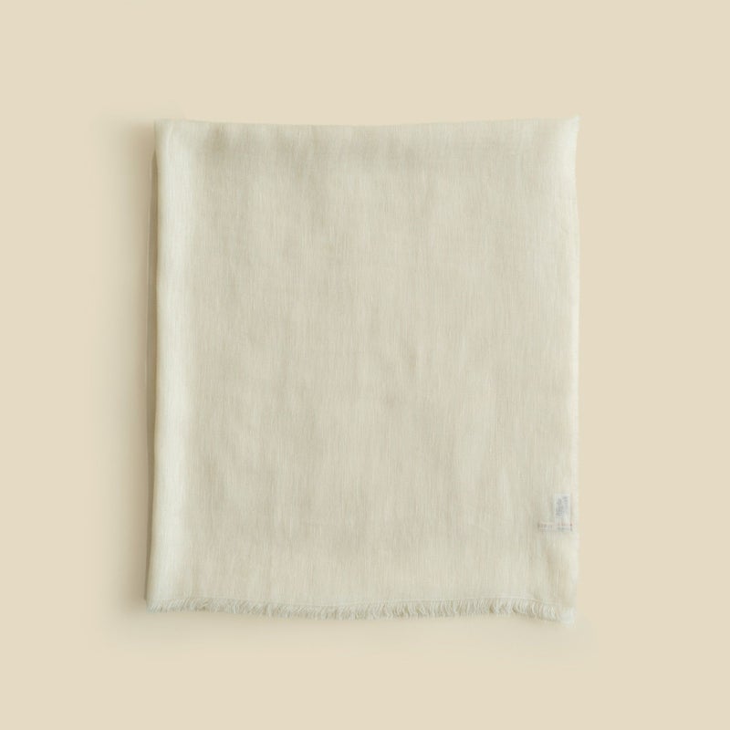 イタリア製　リネンコットンストール