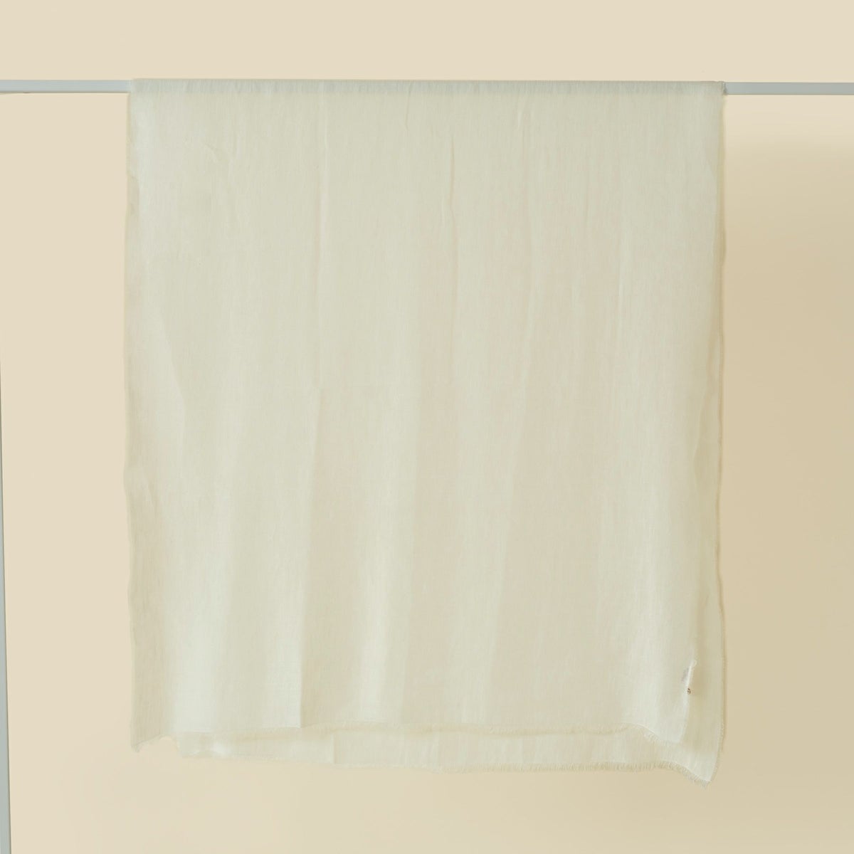 イタリア製　リネンコットンストール