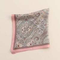 ペイズリースカーフ＜ピンク＞