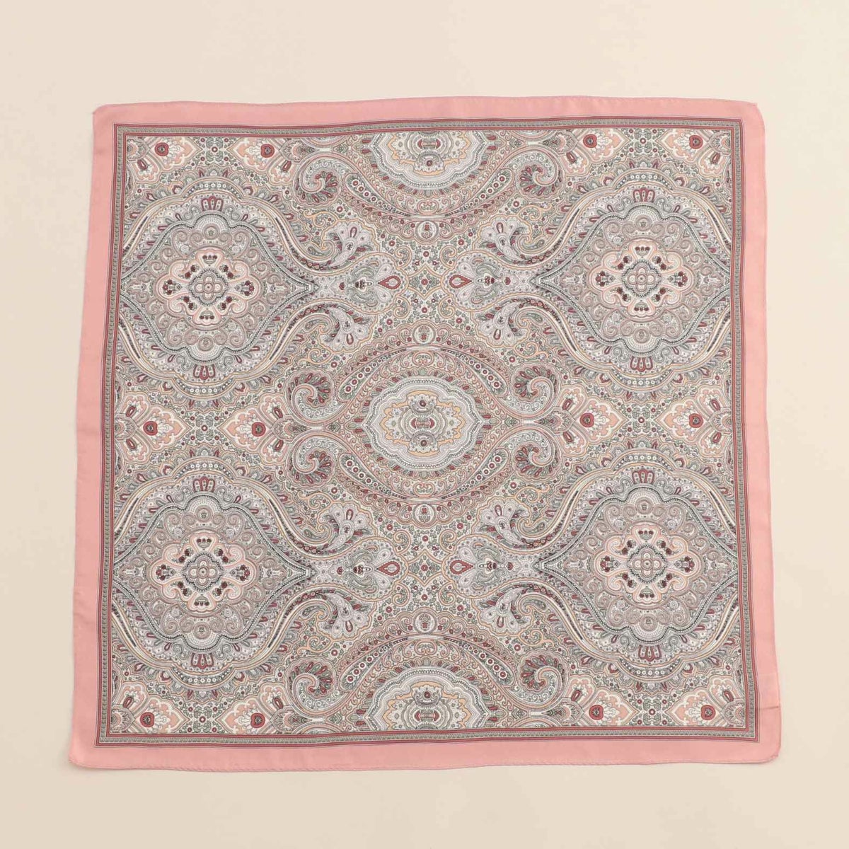 ペイズリースカーフ＜ピンク＞
