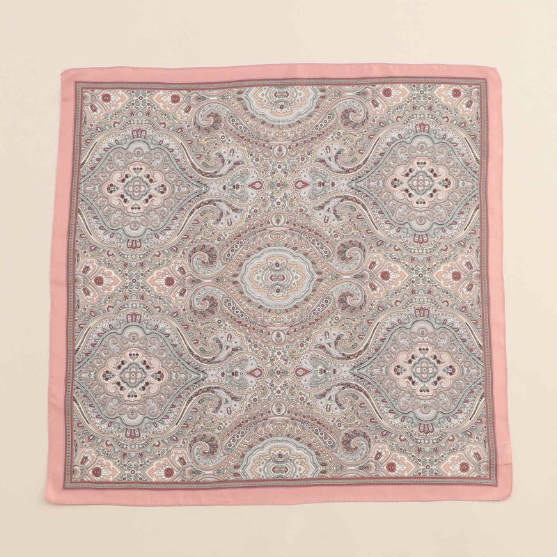 ペイズリースカーフ＜ピンク＞