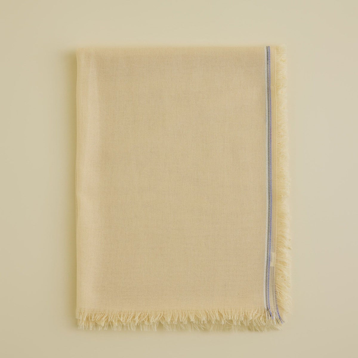 イタリア糸ラインカラー大判ストール