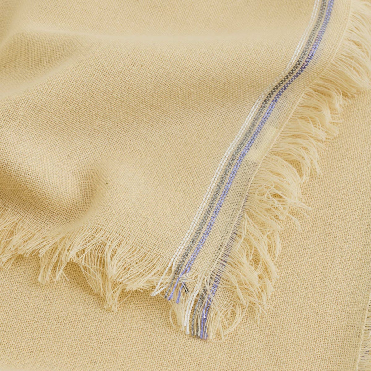 イタリア糸ラインカラー大判ストール